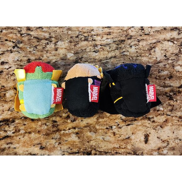 Disney Tsum Tsum Mini Marvel's Avenger Lot of 3 Vision, Hawkeye & Black Panther - Picture 3 of 3